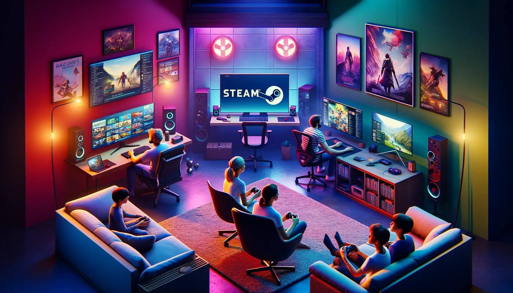 Como Criar uma Família Steam para Compartilhar Jogos