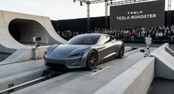 Tesla apresenta novo Roadster com manobras aéreas e prevê produção em 2028